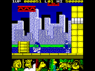 Big Nose's American Adventure screenshot 2 for ZX Spectrum